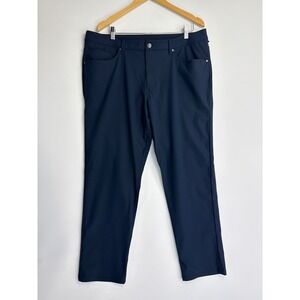 Lululemon ABC Pant Mens 38 True Navy 5-Pocket Classic Straight Technical Trouser